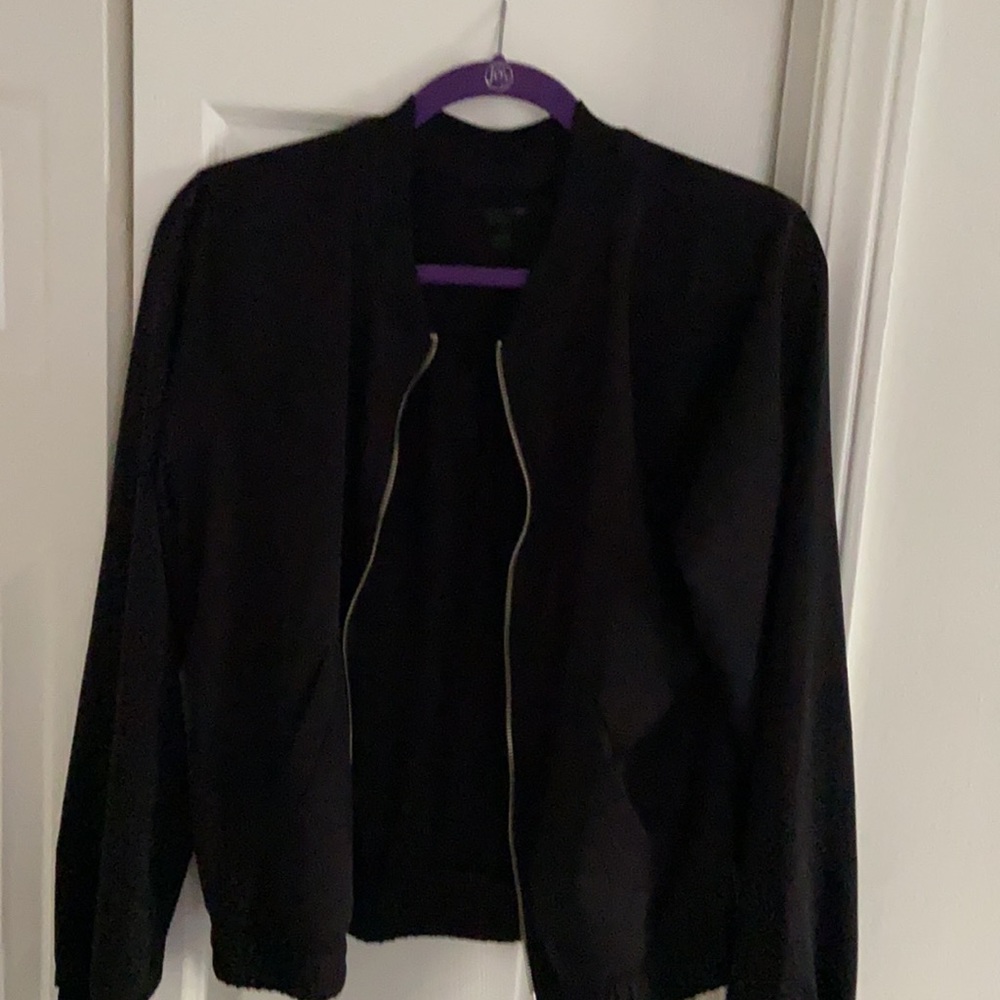 Black active bomber jacket